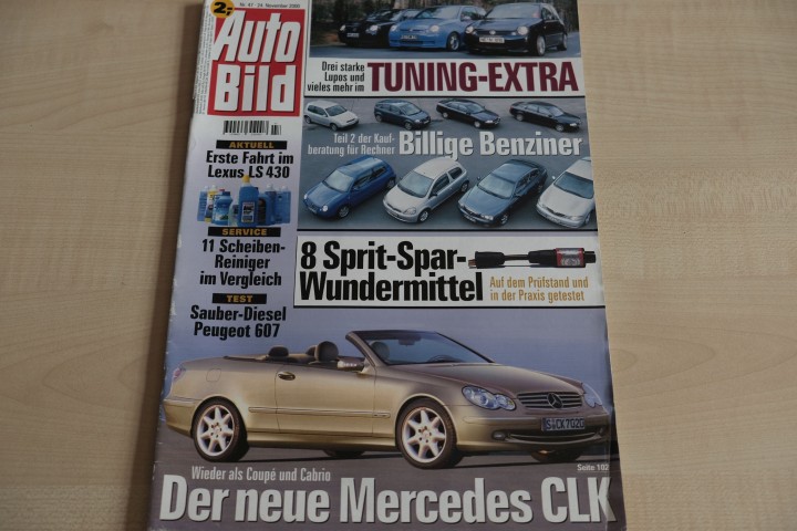 Deckblatt Auto Bild (47/2000)